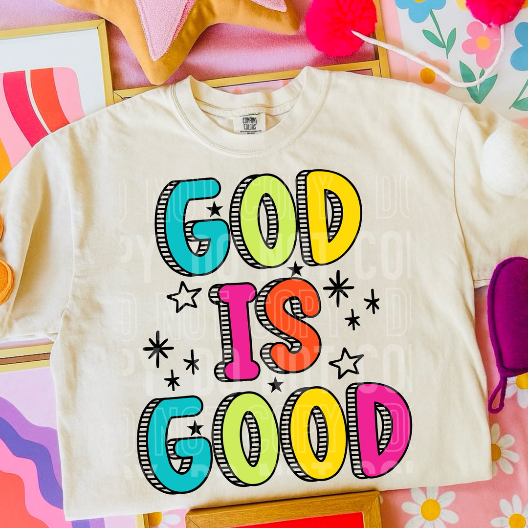 God Is Good DTF Print