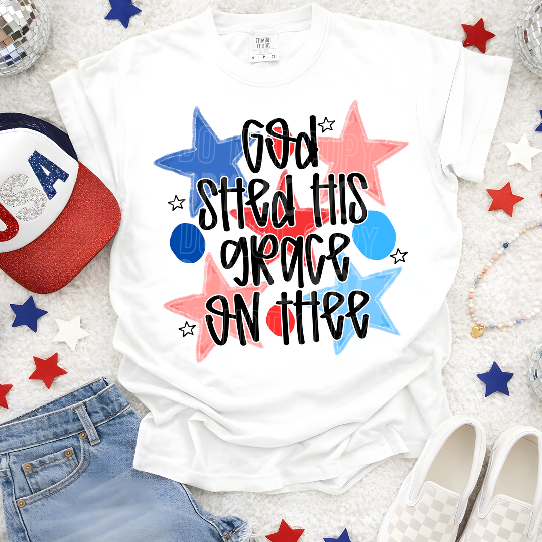God Shed His Grace On Thee DTF Print
