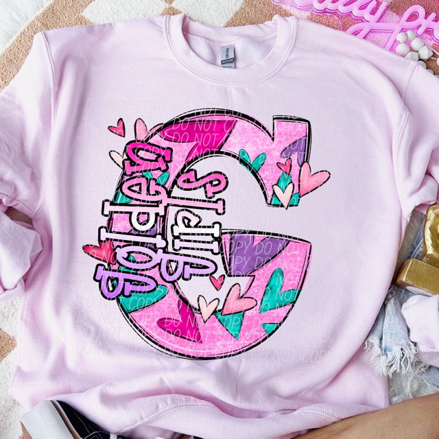 Valentine's Day Mascots DTF Print