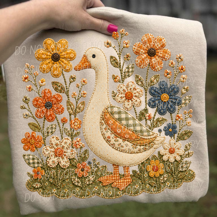 Fall Flowers DTF Print