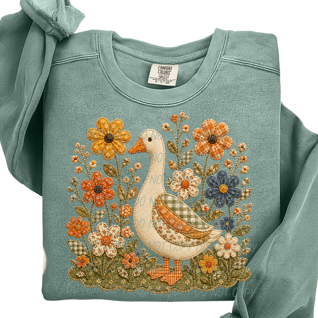 Fall Flowers DTF Print