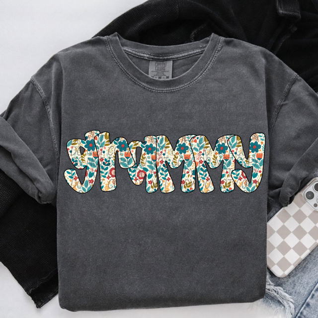 Fall Boho Names and Titles DTF Print