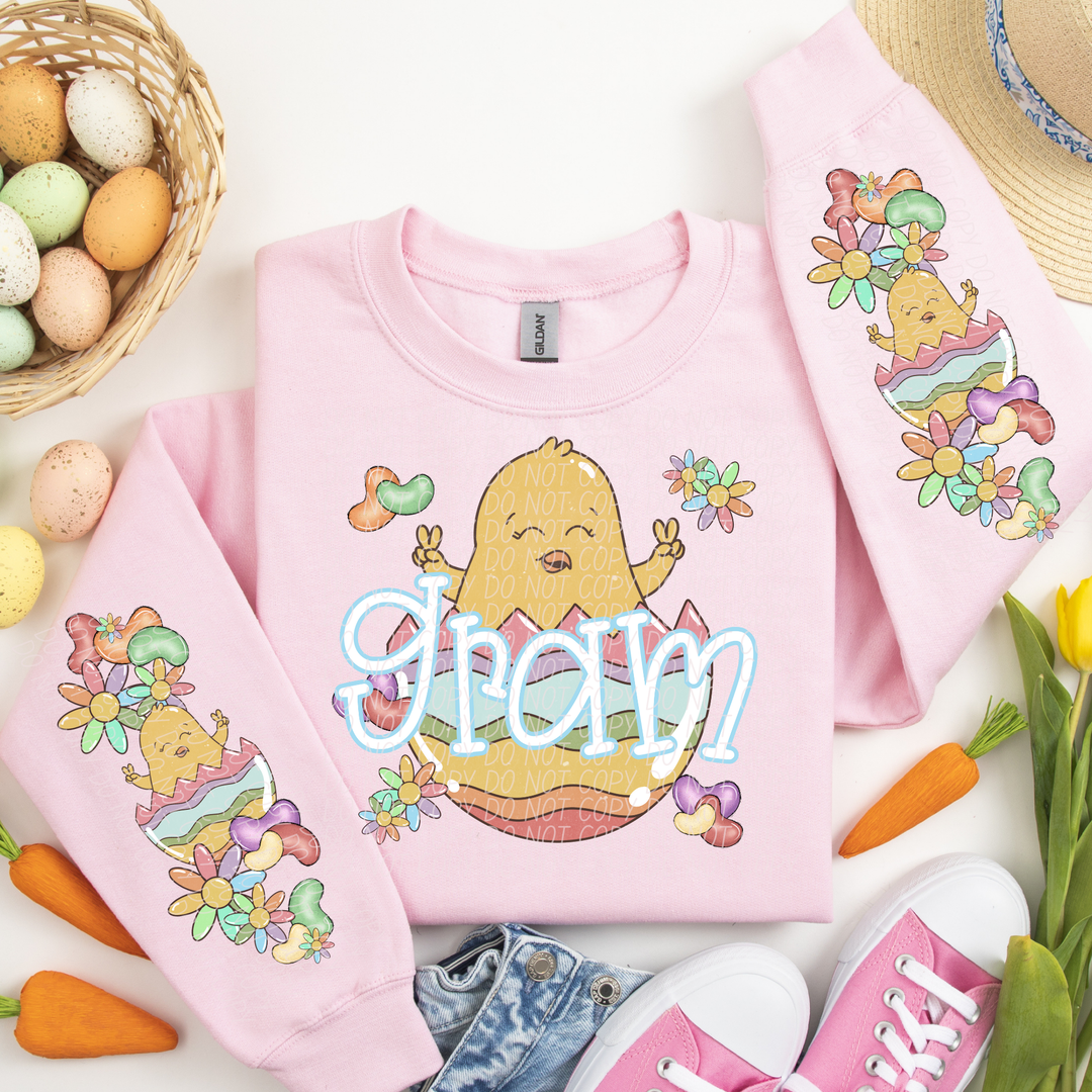 Easter Names DTF Print