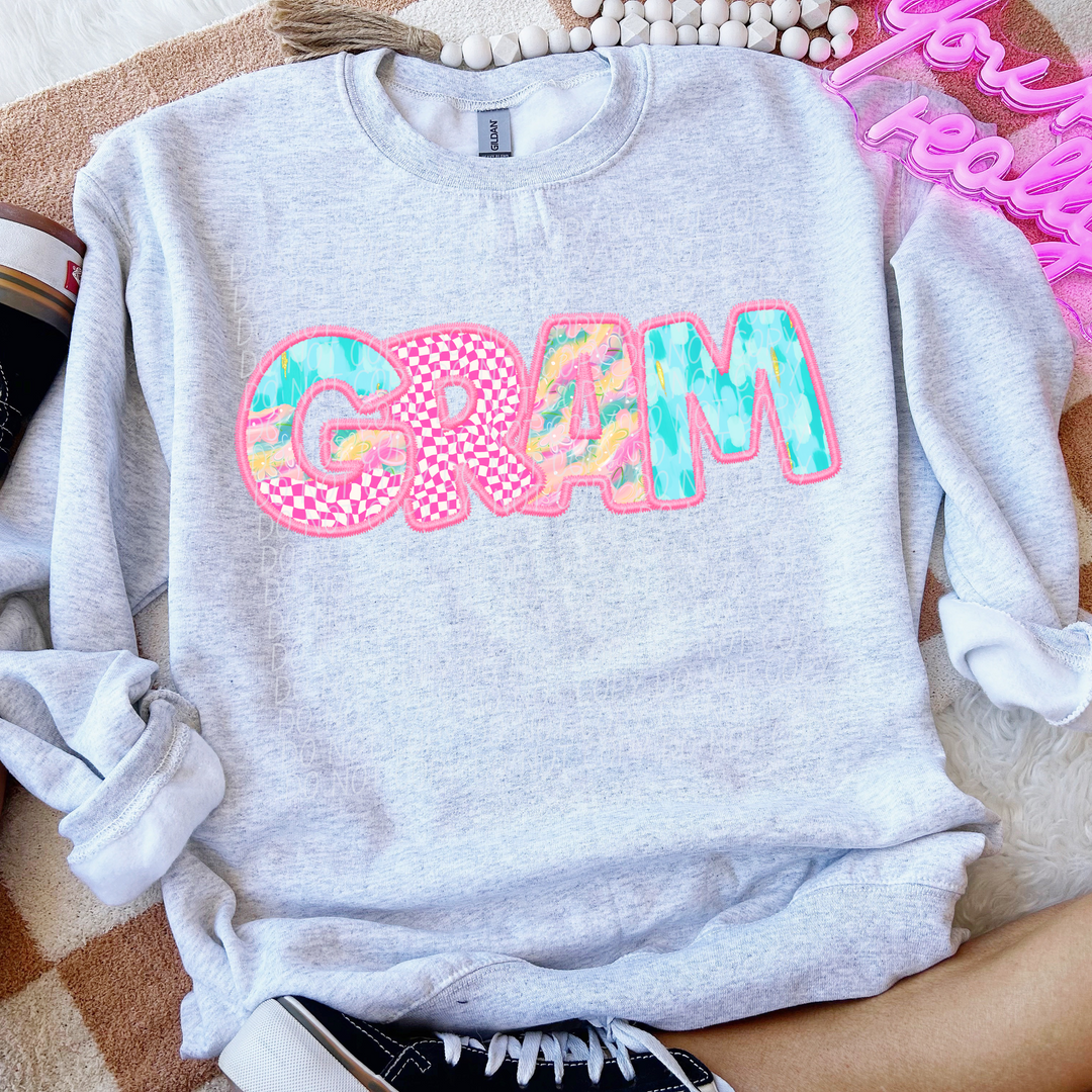 Spring Names DTF Print