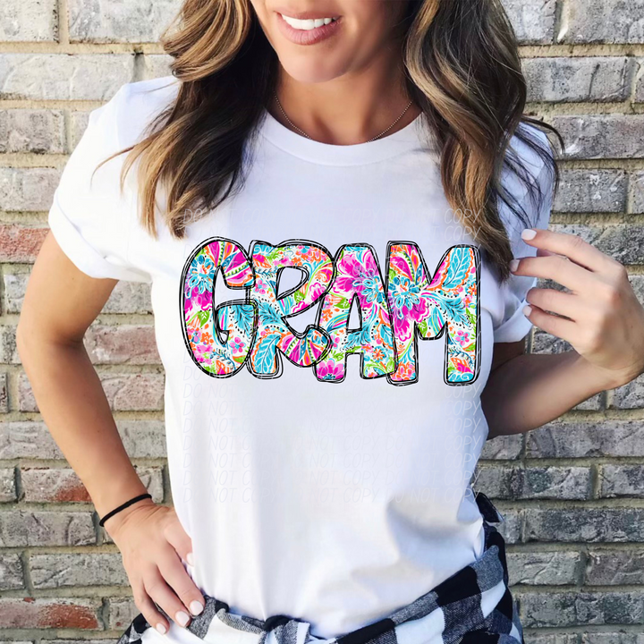 Paisley Names DTF Print