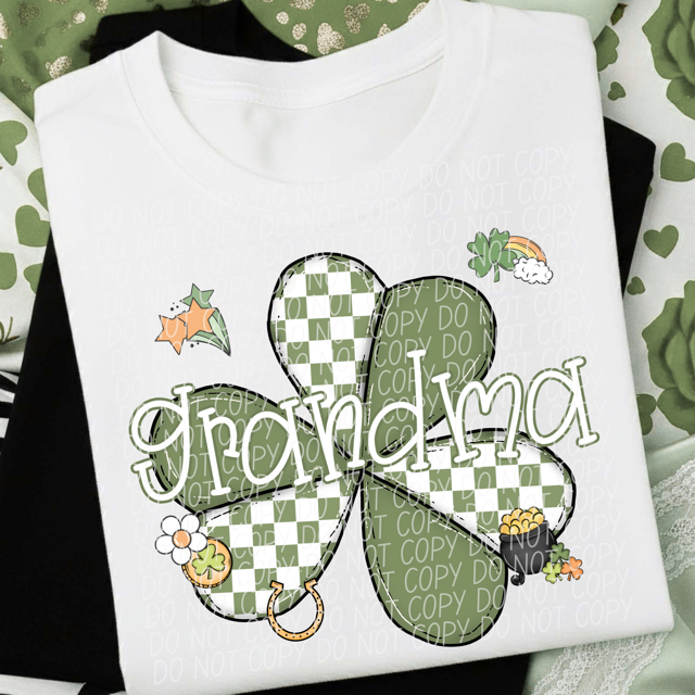 St Patrick Names DTF Print