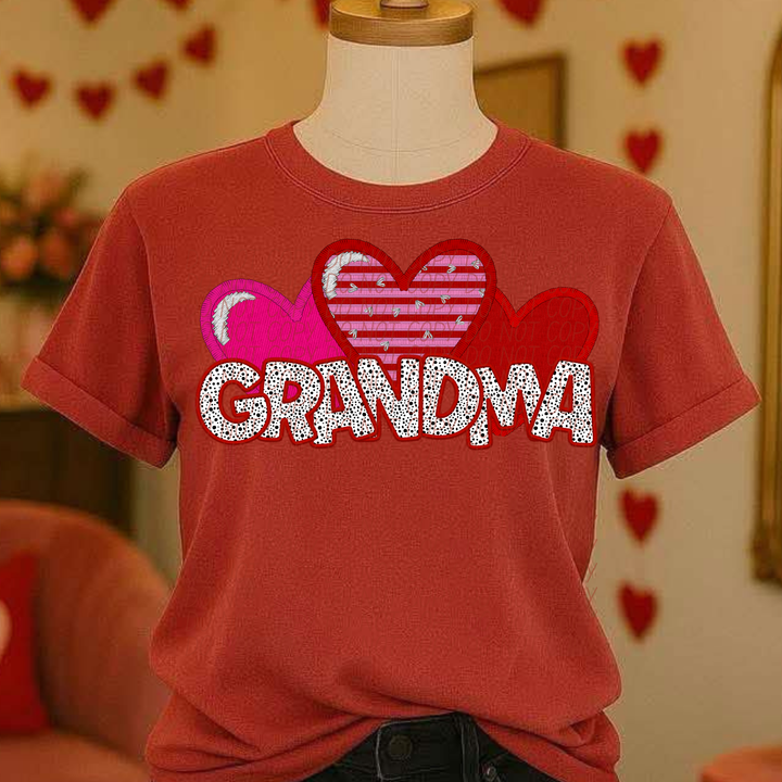 Valentine Names DTF Print