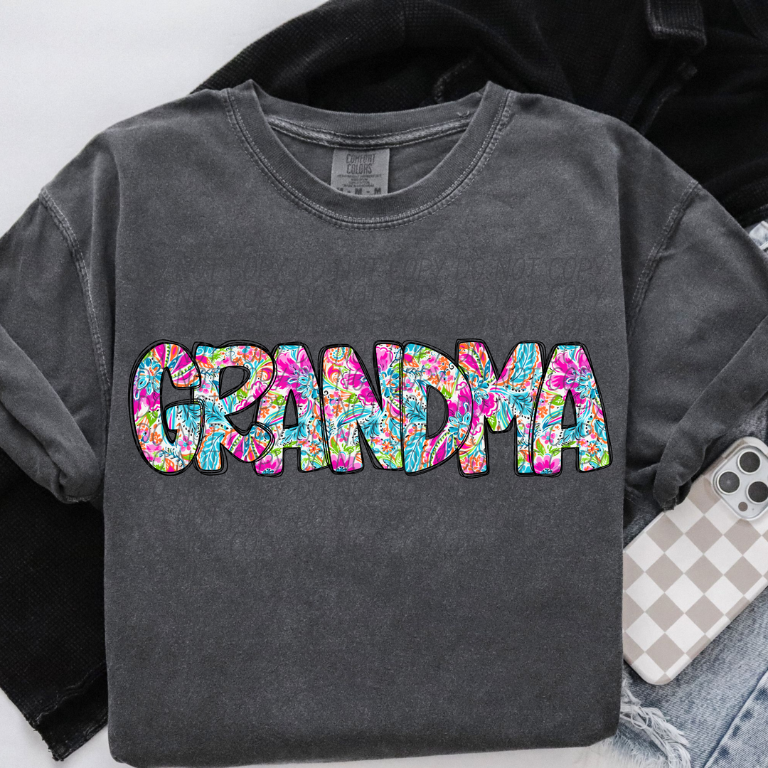Paisley Names DTF Print