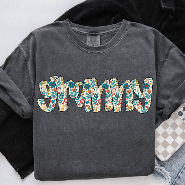 Fall Boho Names and Titles DTF Print
