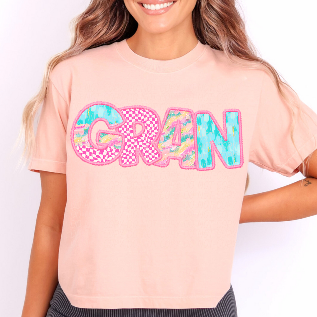 Spring Names DTF Print