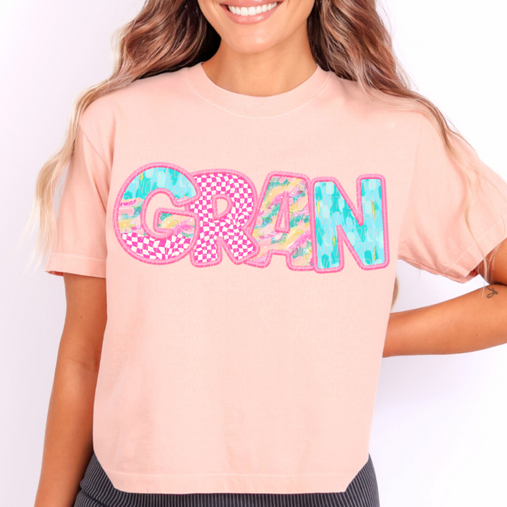 Spring Names DTF Print