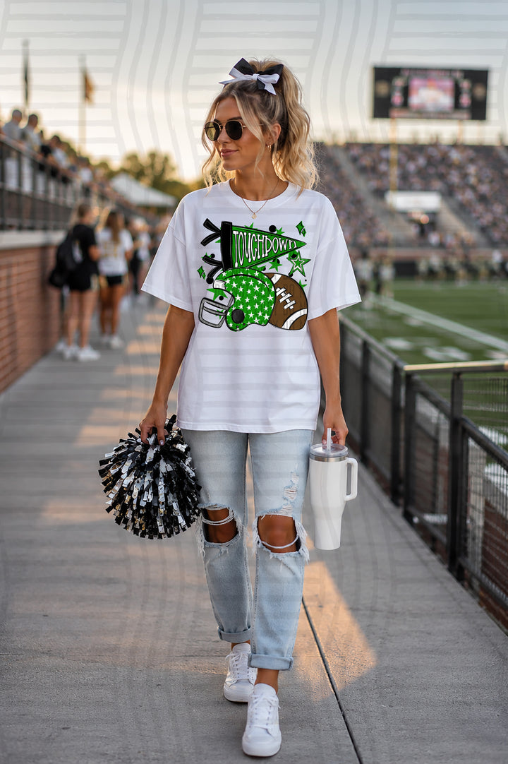 Touchdown Helmet DTF Print