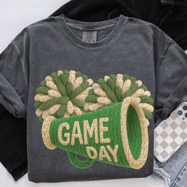 Yarn Game Day Cheer DTF Print