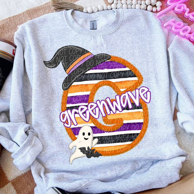 Halloween Striped Mascots DTF Print