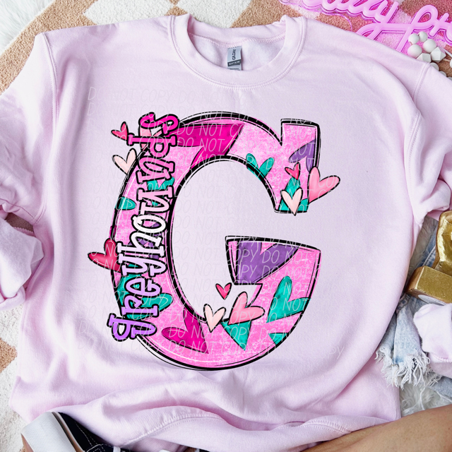 Valentine's Day Mascots DTF Print