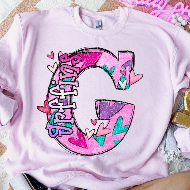 Valentine's Day Mascots DTF Print