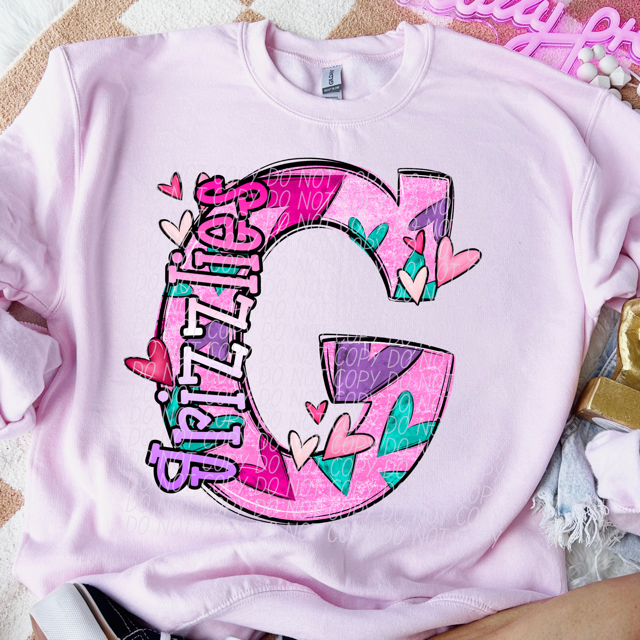 Valentine's Day Mascots DTF Print