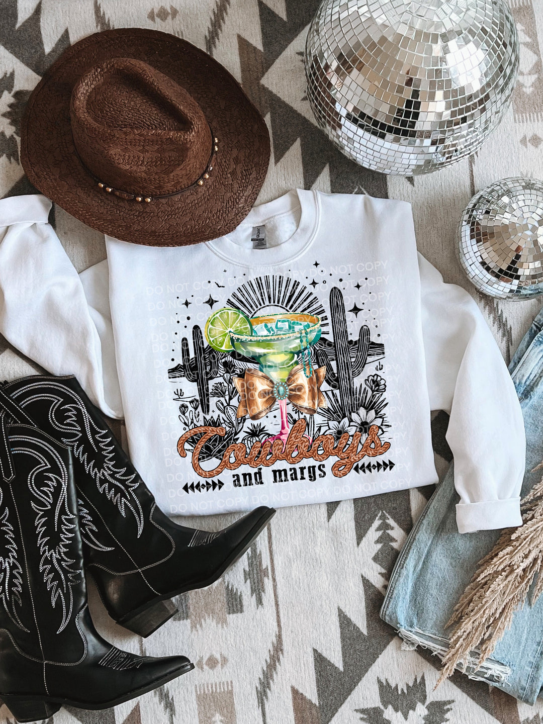 Cowboys And Margs DTF Print