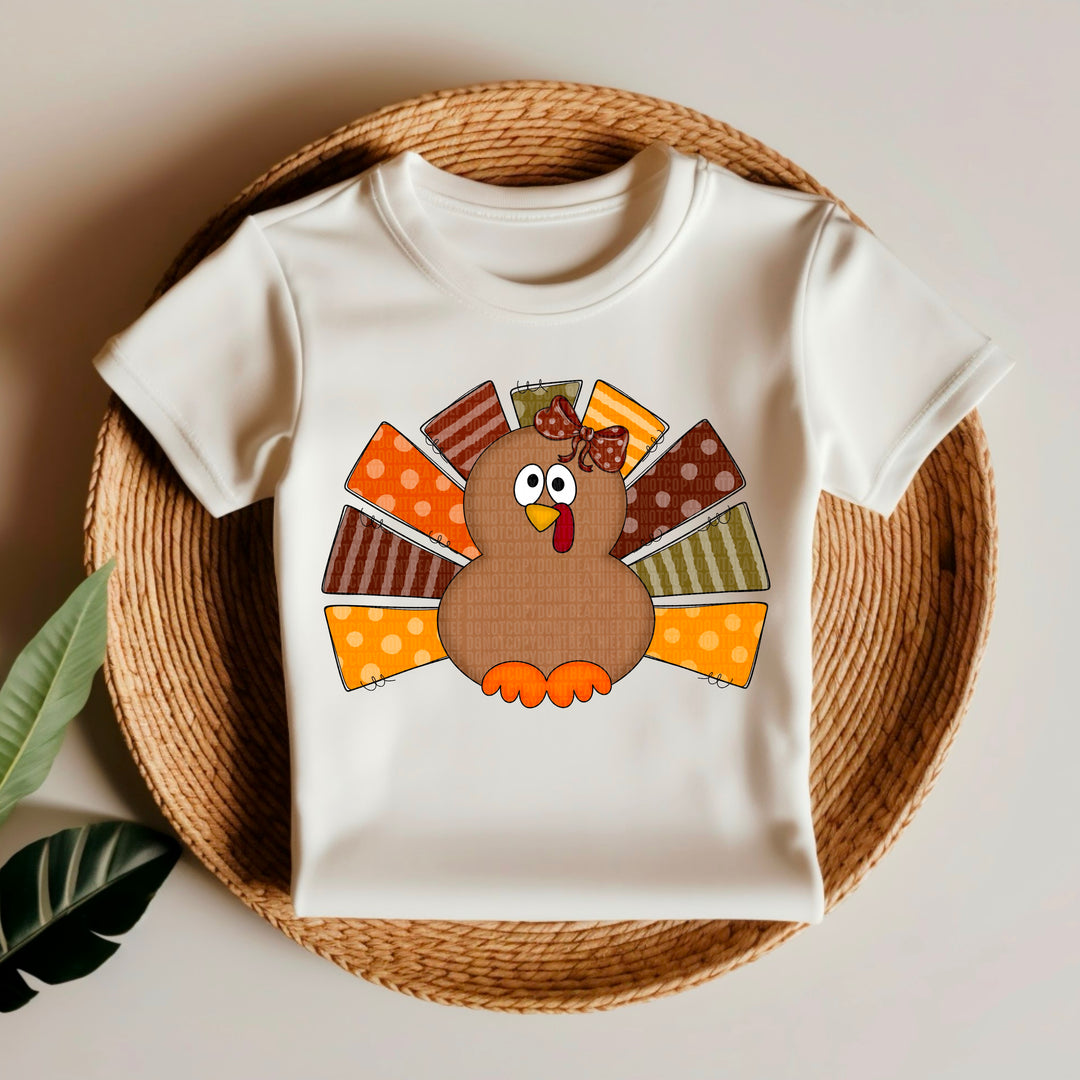 Girl Turkey DTF Print