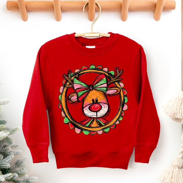Girly Rudolph DTF Print