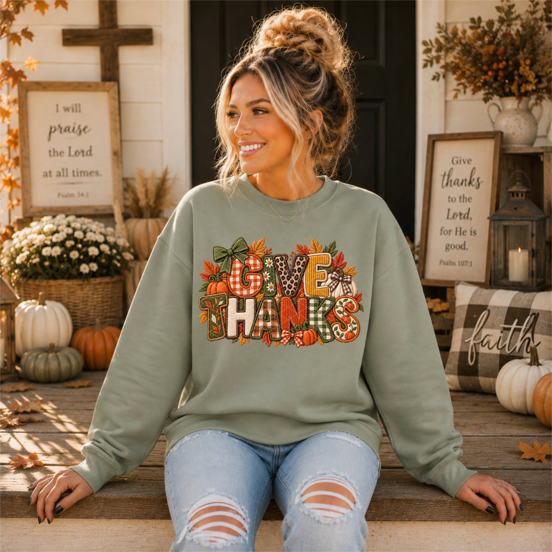 Give Thanks DTF Print