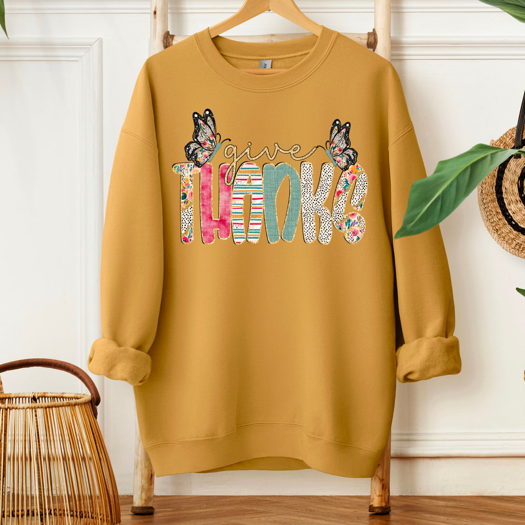 Give Thanks DTF Print
