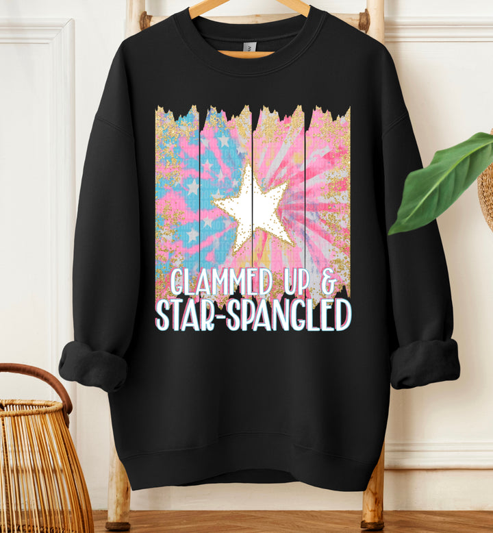 Glammed Up Star Spangled DTF Print