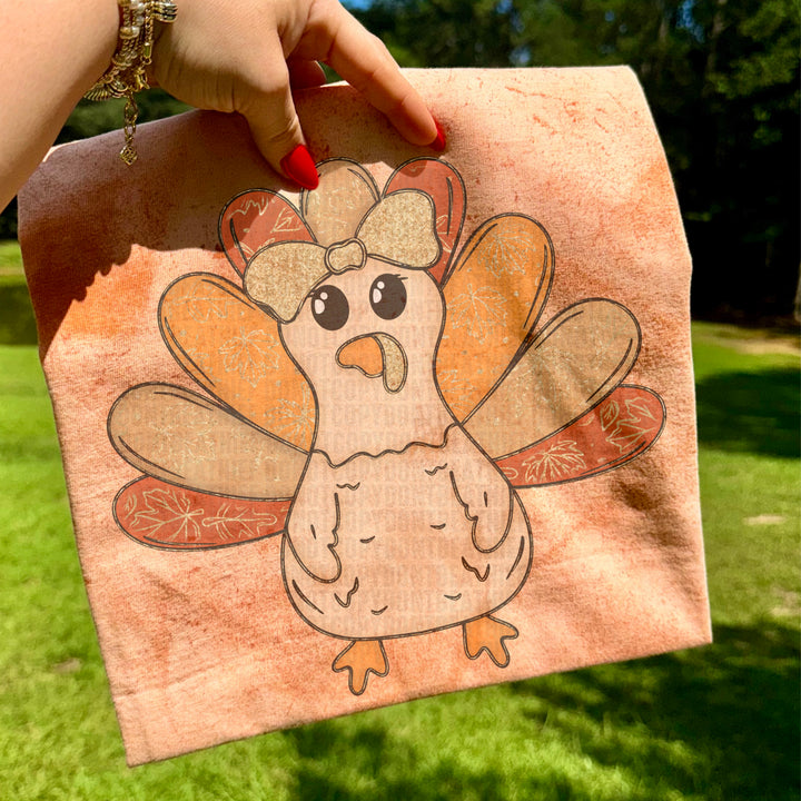 Glitter Turkey DTF Print
