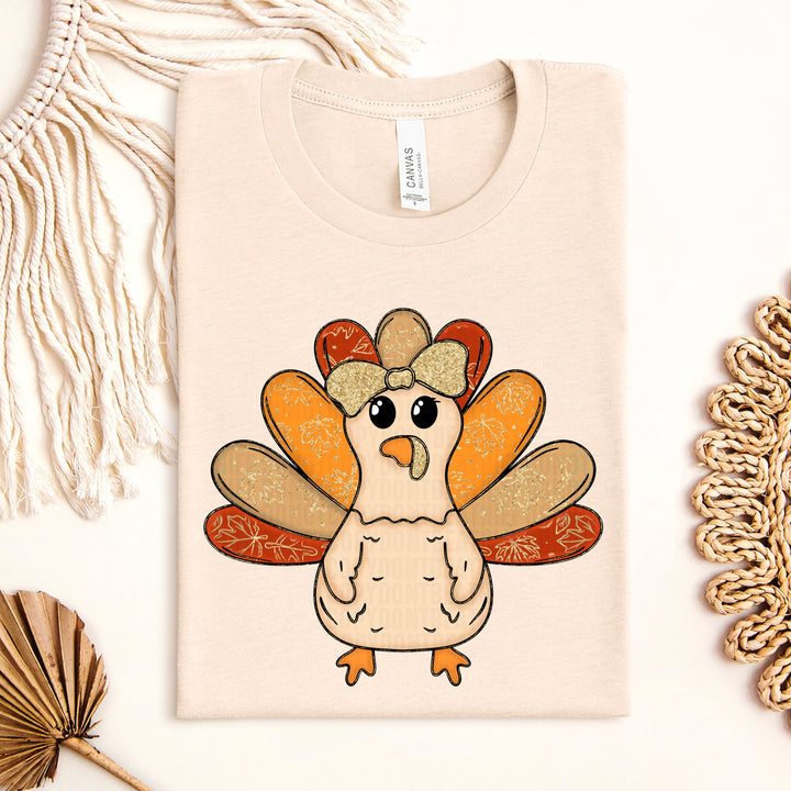 Glitter Turkey DTF Print