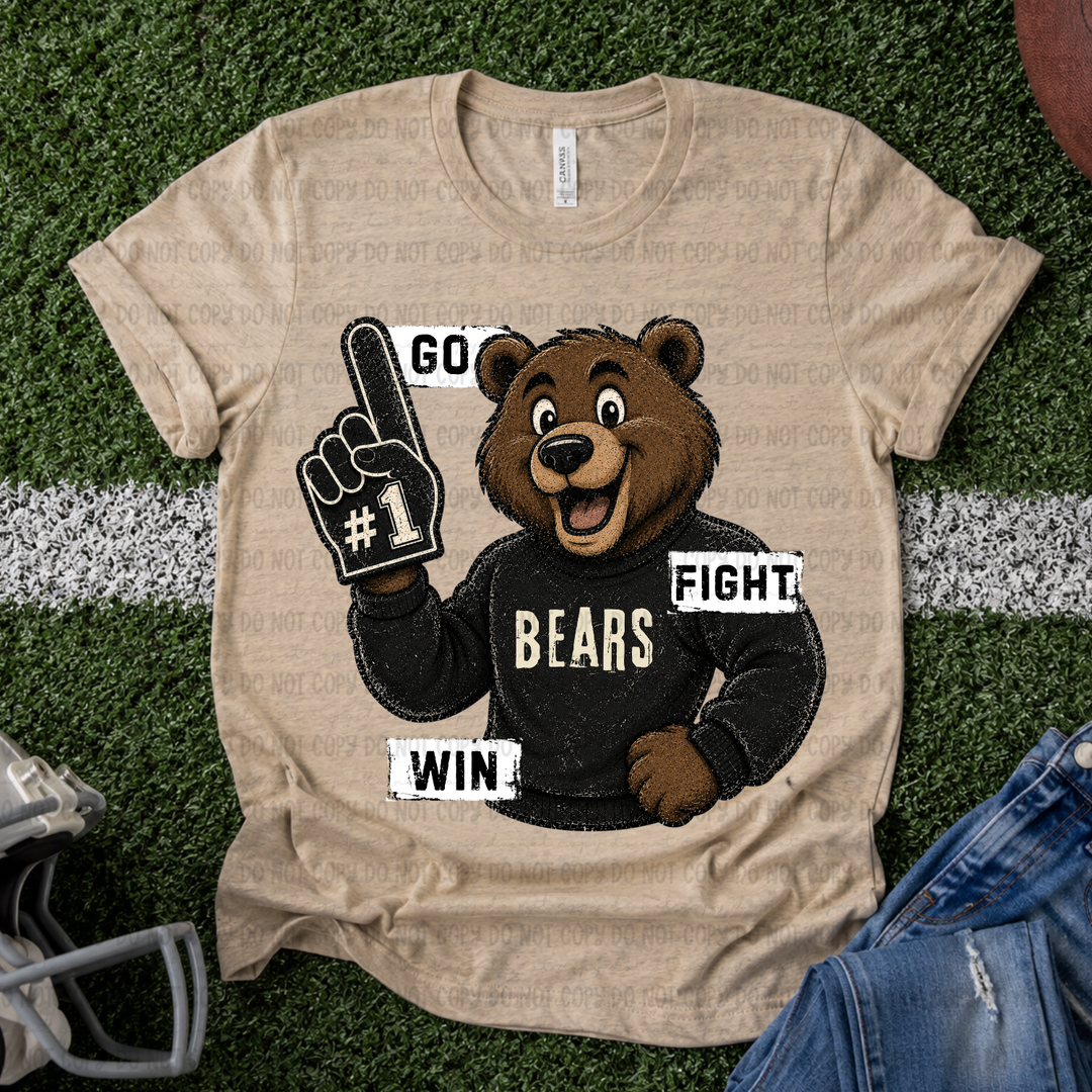Go Fight Win Mascots DTF Print