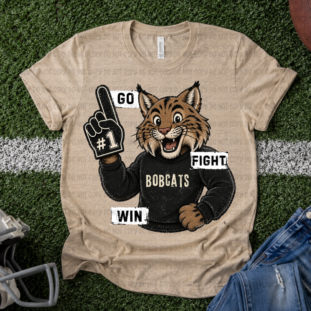 Go Fight Win Mascots DTF Print