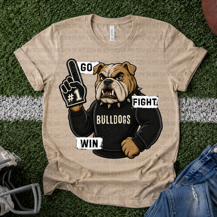 Go Fight Win Mascots DTF Print