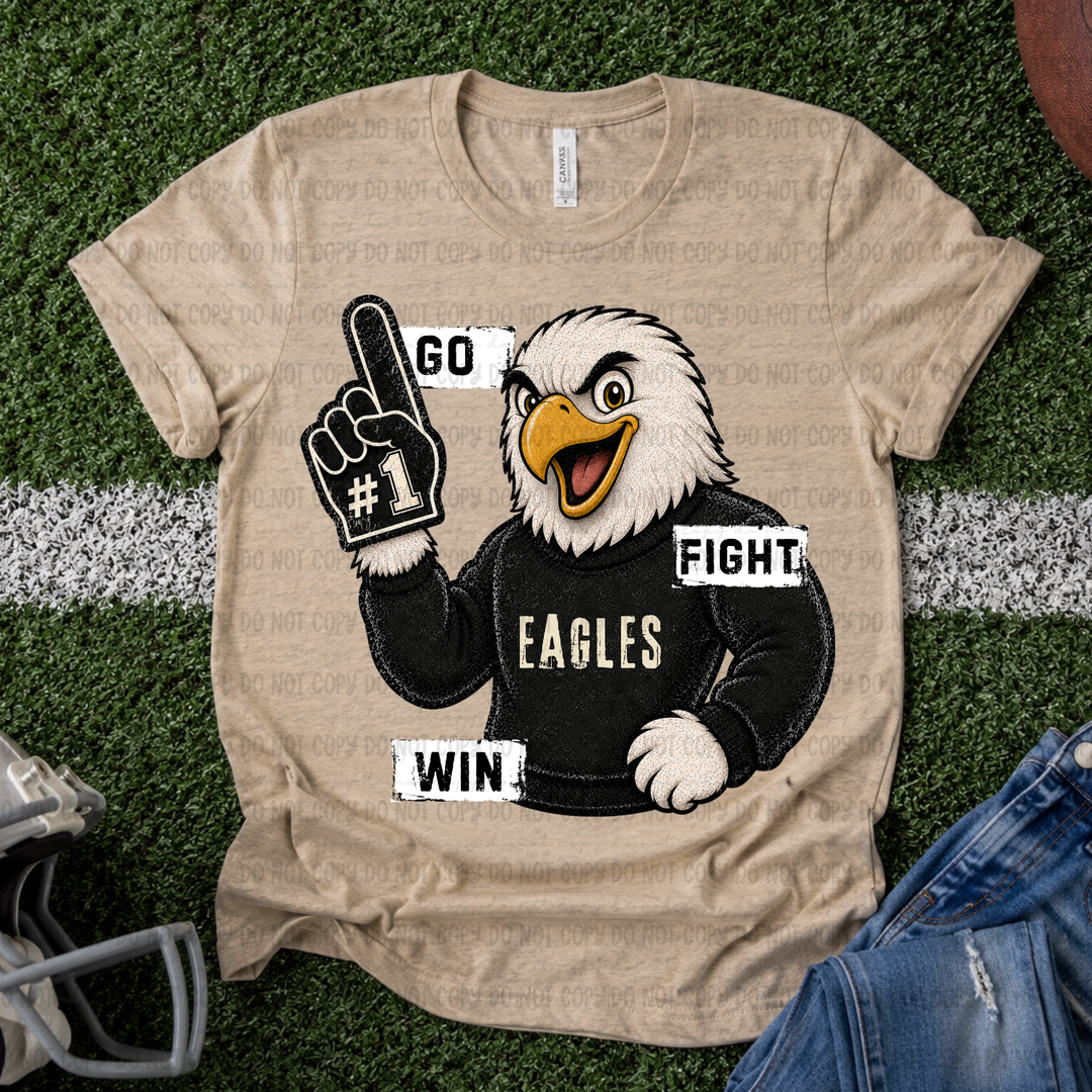 Go Fight Win Mascots DTF Print