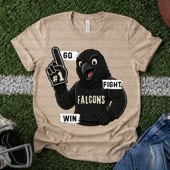 Go Fight Win Mascots DTF Print