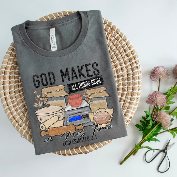 God Makes All Things Grow DTF Print