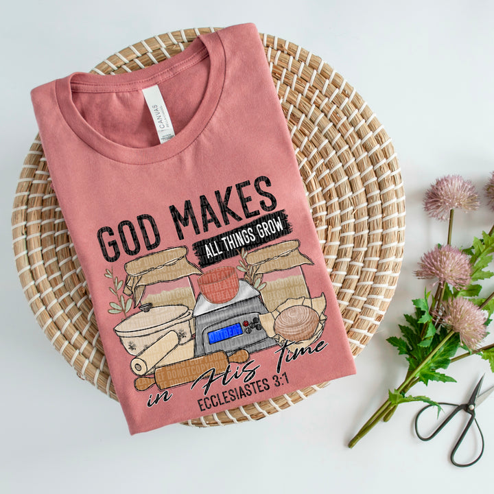 God Makes All Things Grow DTF Print