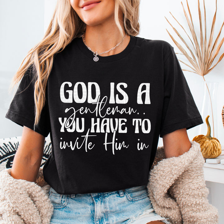 God Is A Gentleman DTF Print