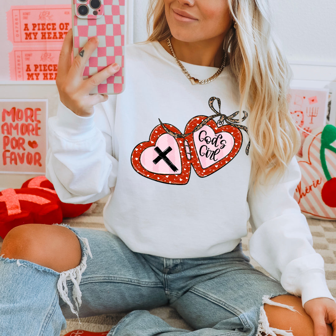 Gods Girl Locket DTF Print