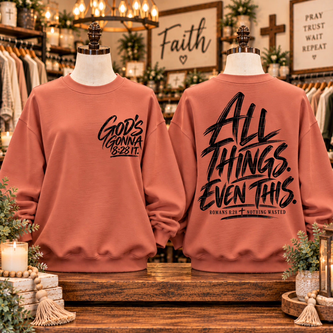 Gods Gonna DTF Print