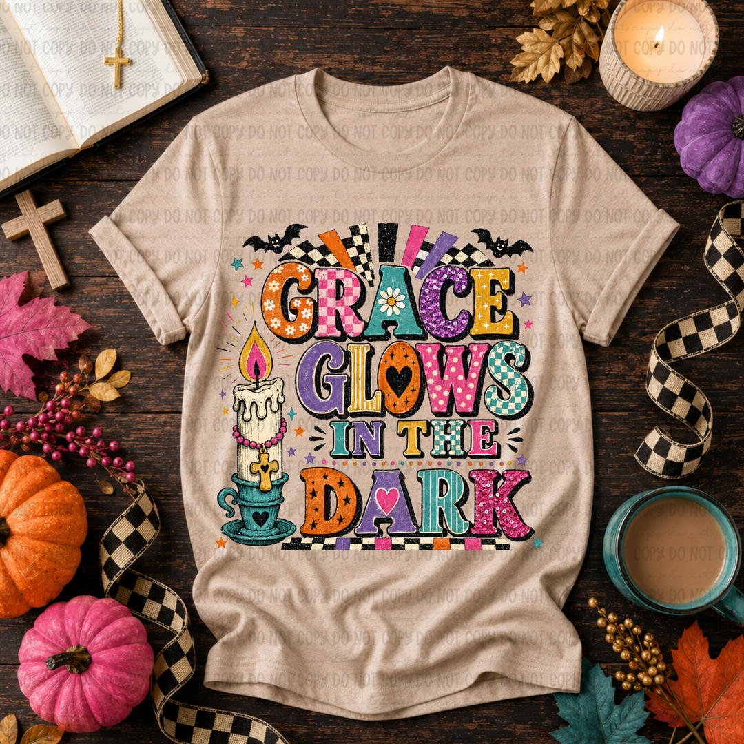 Grace Glows In The Dark DTF Print