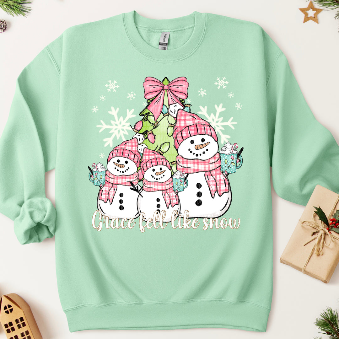 Grace Fell Like Snow DTF Print