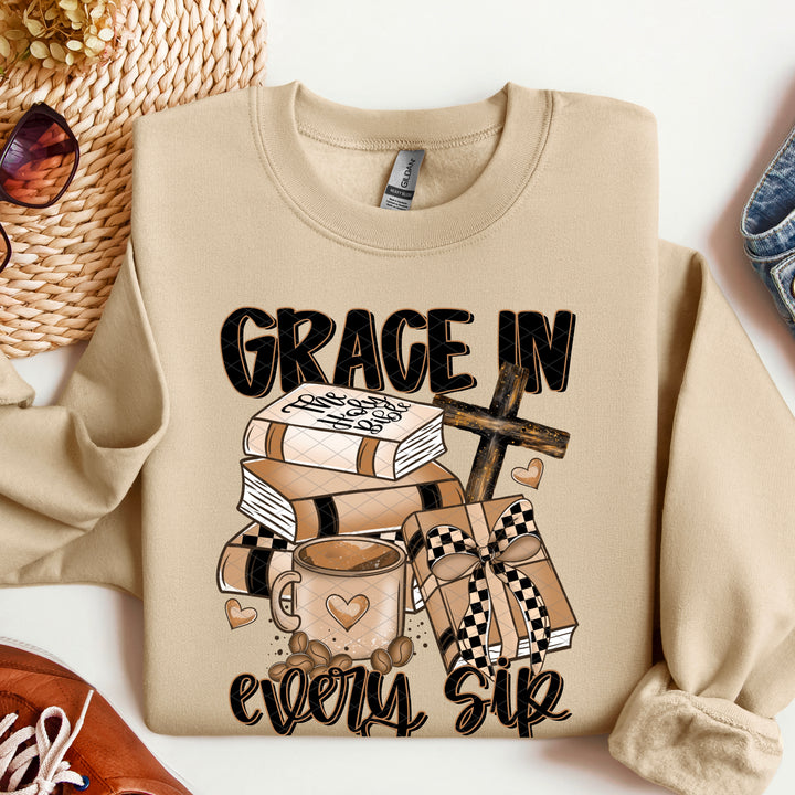 Grace In Every Sip FRONT DTF Print