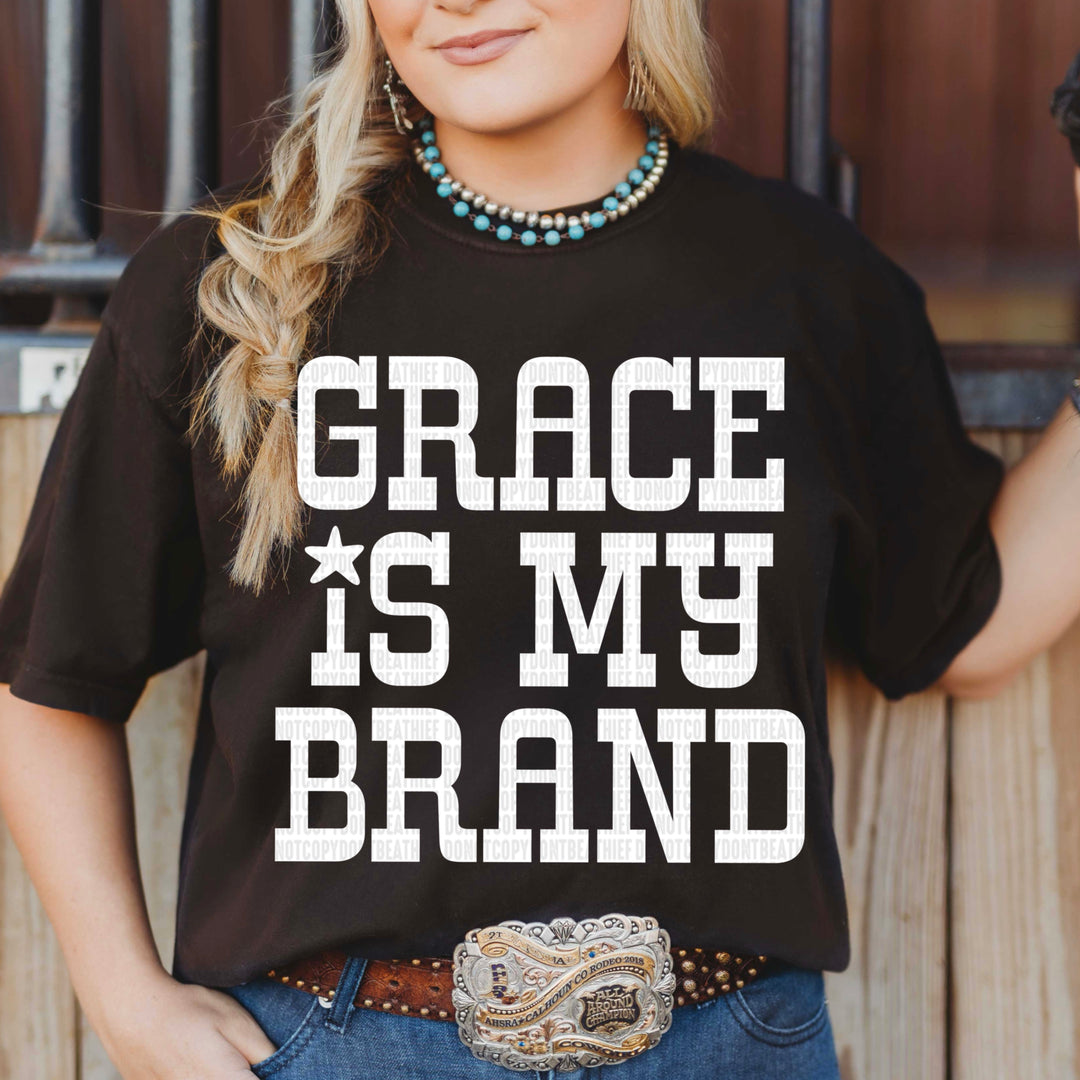 Grace Is My Brand DTF Print