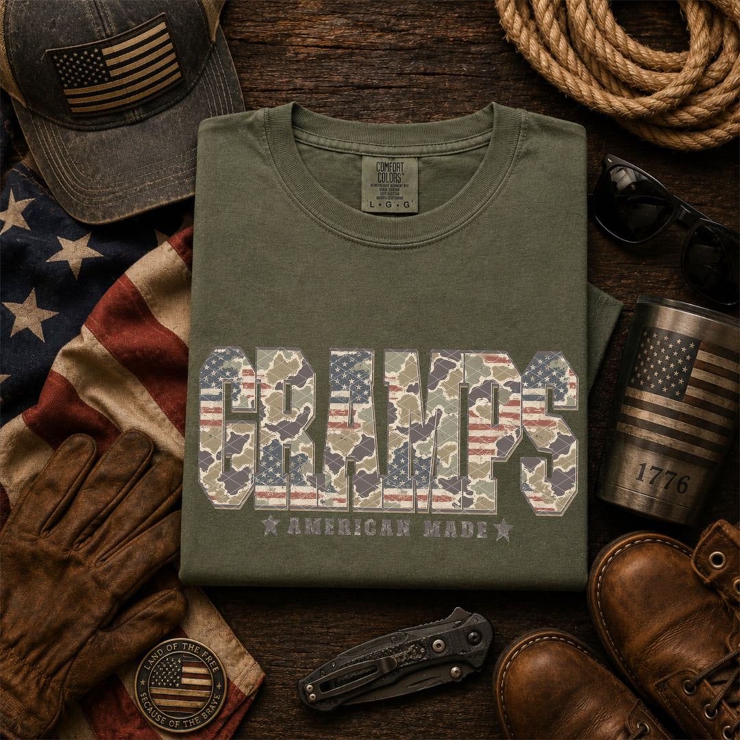 Camo Patriotic Men Collection DTF Print