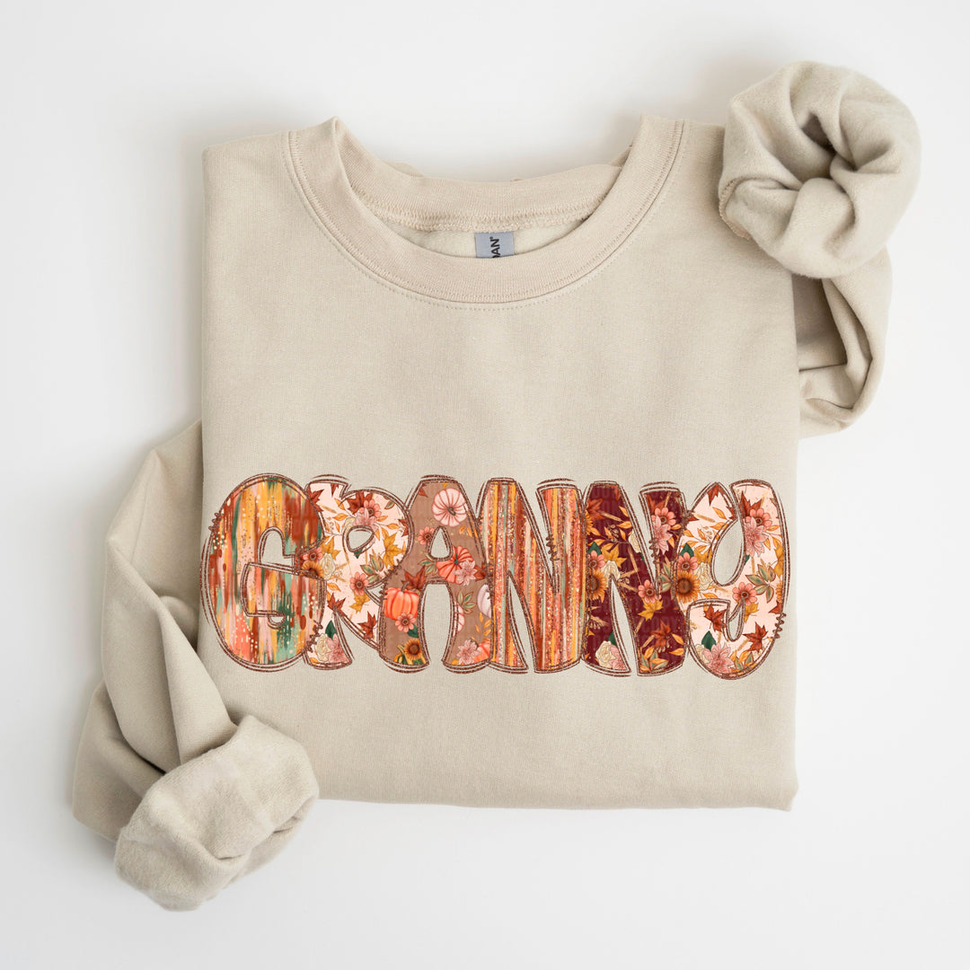 Fall Floral Names DTF Print