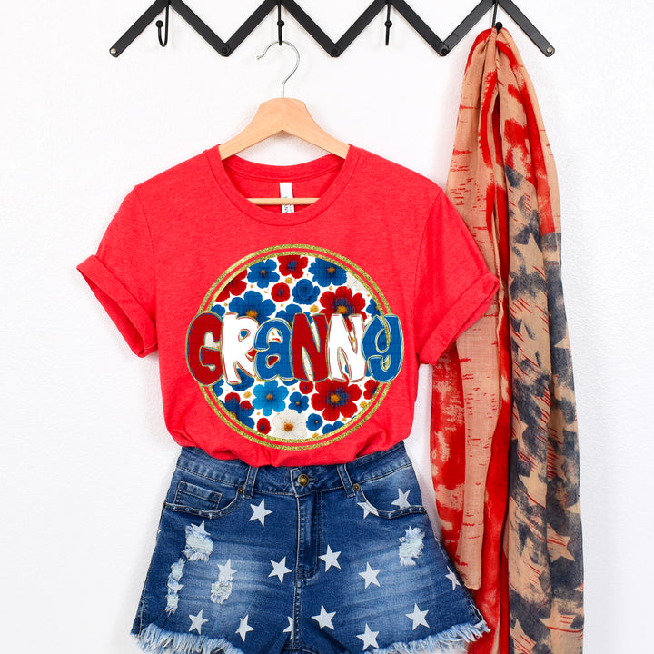Floral 4th Of July Collection DTF Print