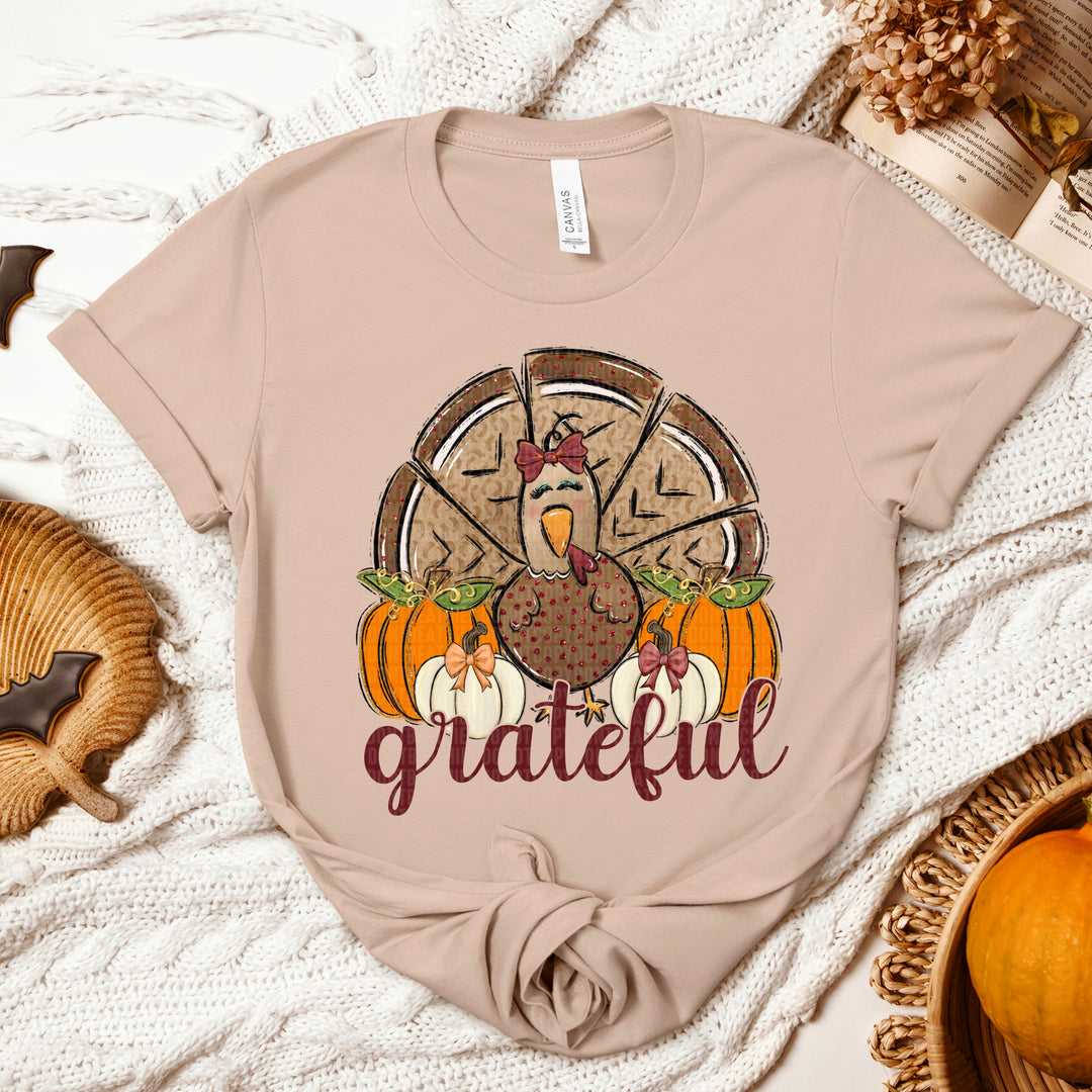 Grateful Turkey DTF Print