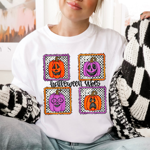 Halloween Vibes DTF Print