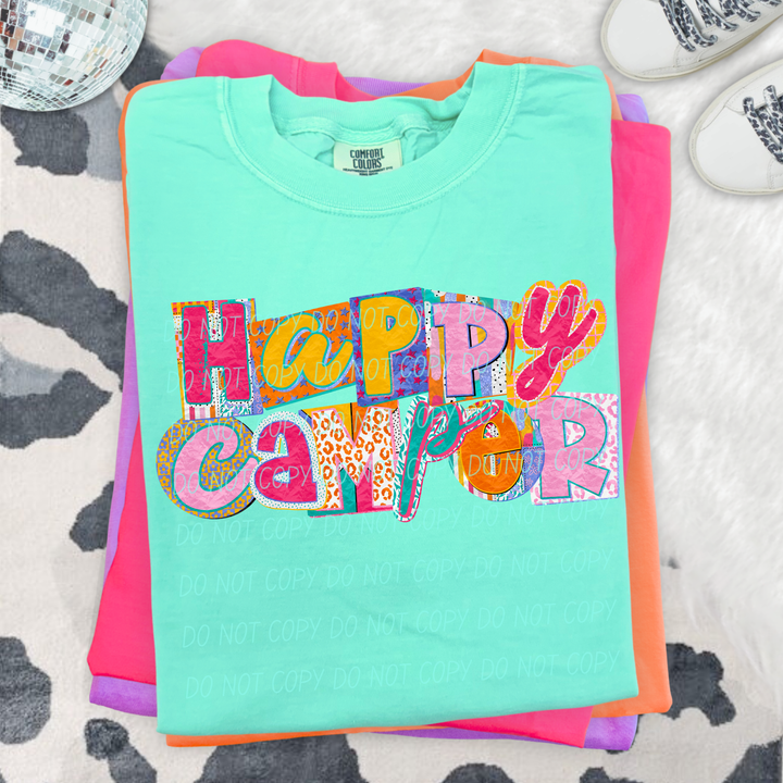 Happy Camper DTF Print