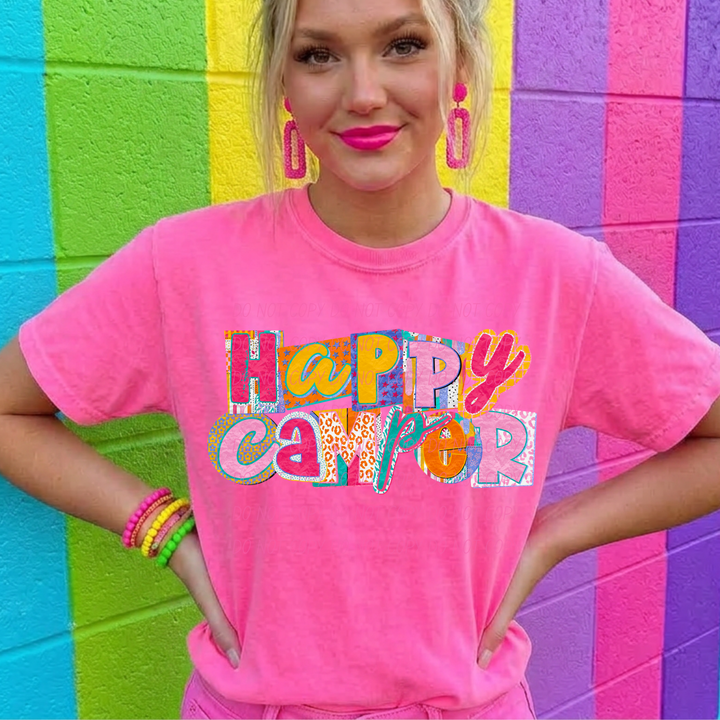 Happy Camper DTF Print